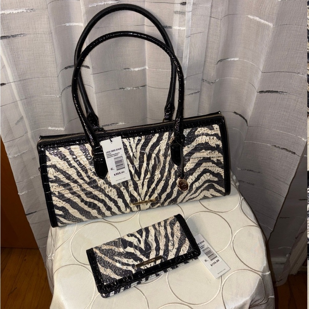Brahmin Sophia Everlasting Encore Satchel with Ady Wallet NWT